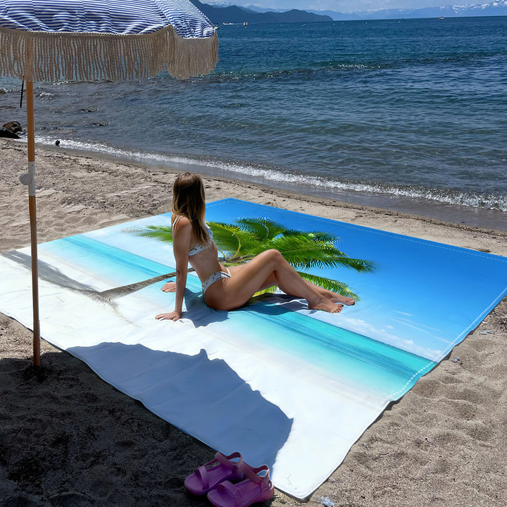 Mandala Design Beach Mat Stornfield