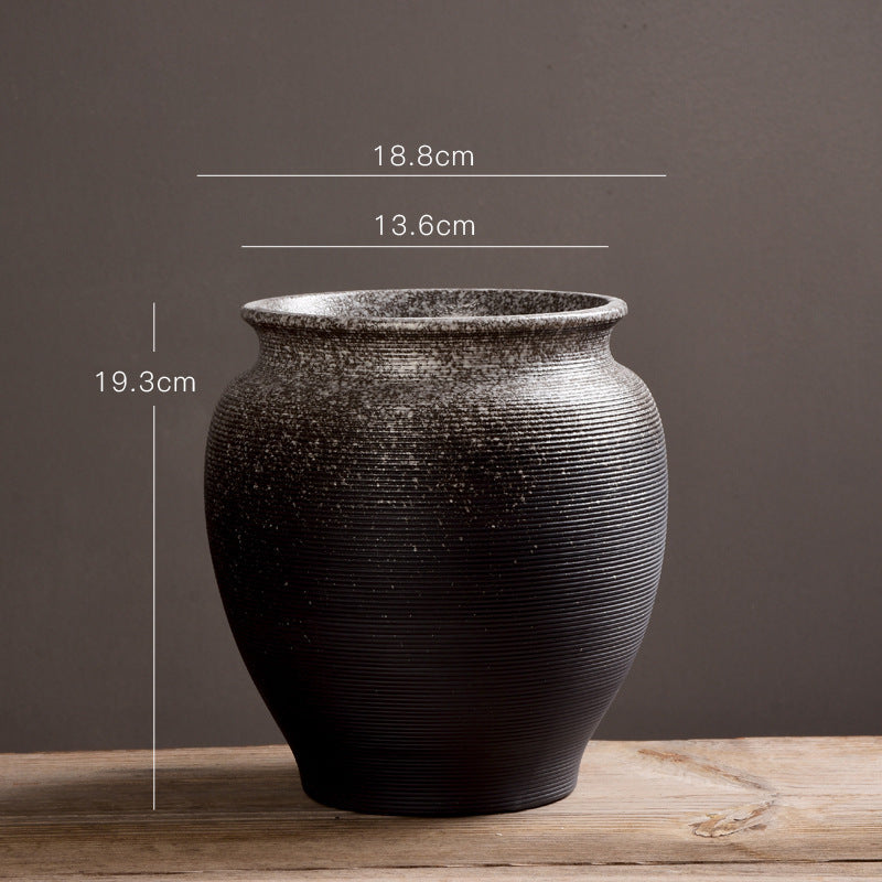 Elegant Textured Decorative Pot