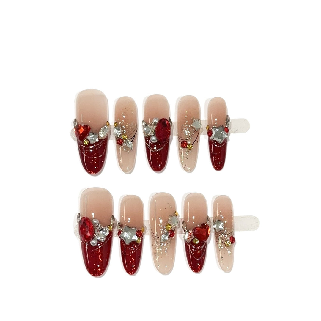 Elegant Press-On Nail Design