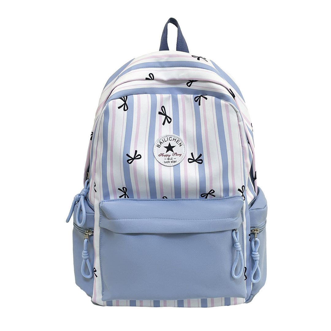 Modern Striped Backpack