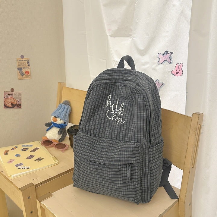 Casual Checked Patterned Backpack Stornfield
