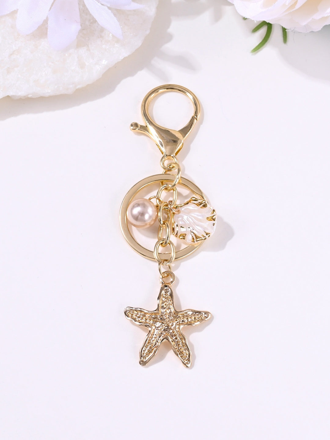 Keychain with Maritime Star Motif Stornfield