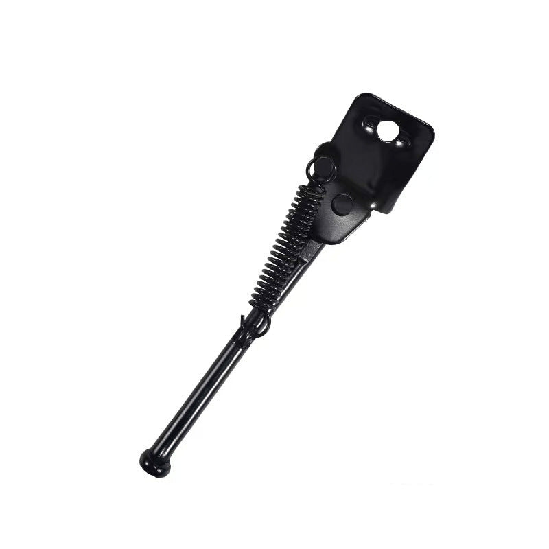 adjustable sixteen inch spring-loaded single-leg bicycle kickstand with sturdy mounting bracket Stornfield