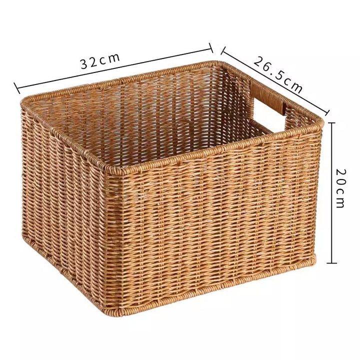 Handwoven Rectangular Storage Basket Stornfield