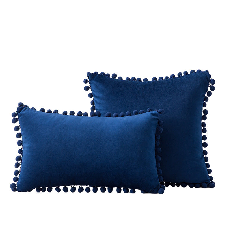 Decorative Pom-Pom Accent Pillow