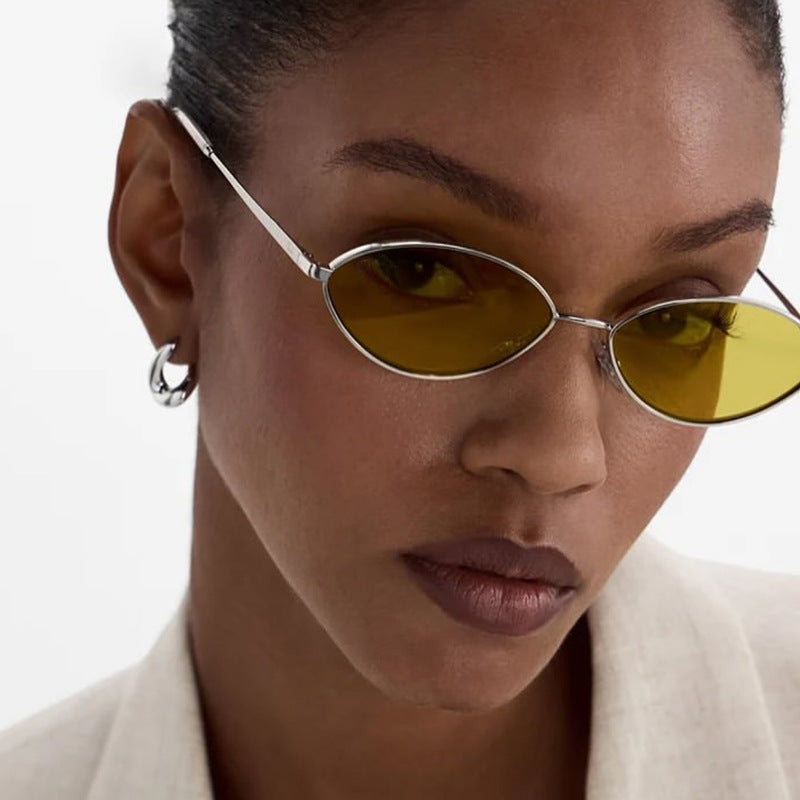 Ladies' fashionable sunglasses with oval design and polarized lenses Stornfield