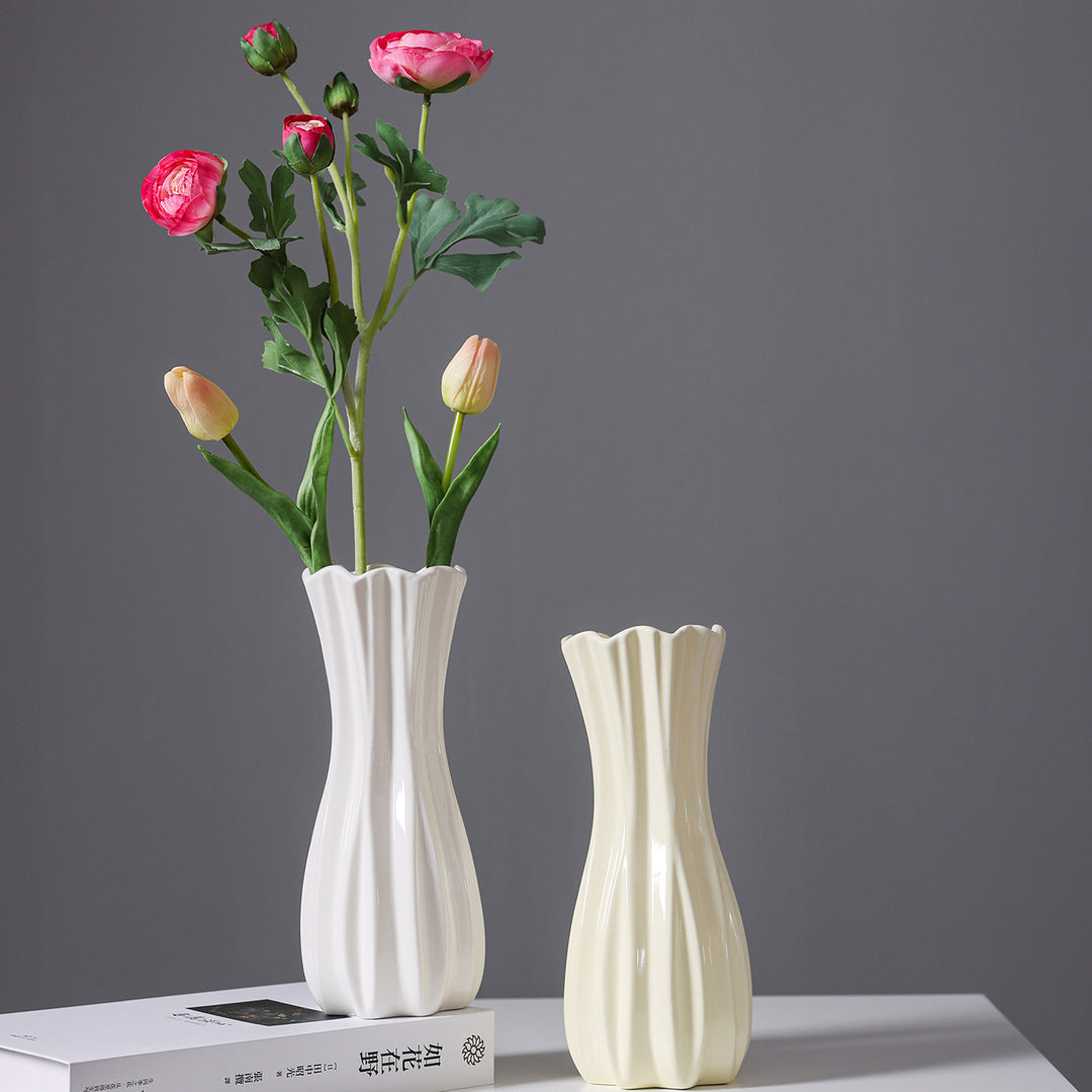 Elegant Coated Ceramic Vase