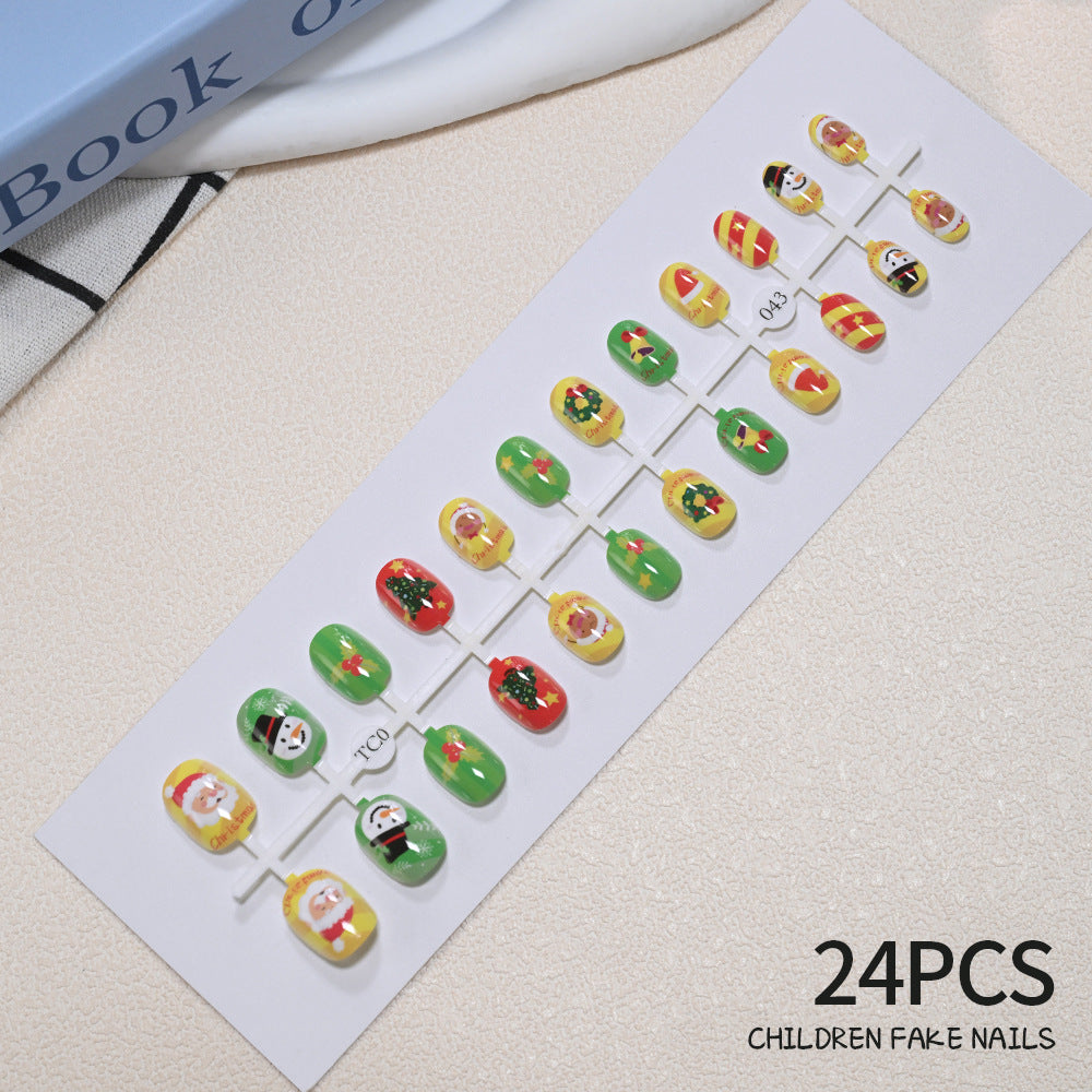 Children's Fun-Themed Press-On Nail Set Stornfield