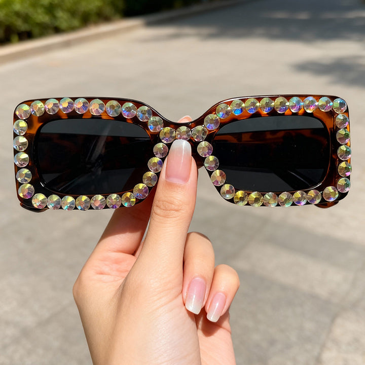 Decorative Rhinestone-Embellished Sunglasses Stornfield