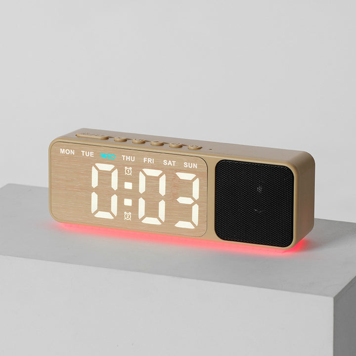 Digital LED alarm clock with multicolor lighting Stornfield