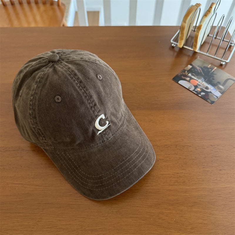 Men's Vintage-Inspired Washed Denim Cap Stornfield