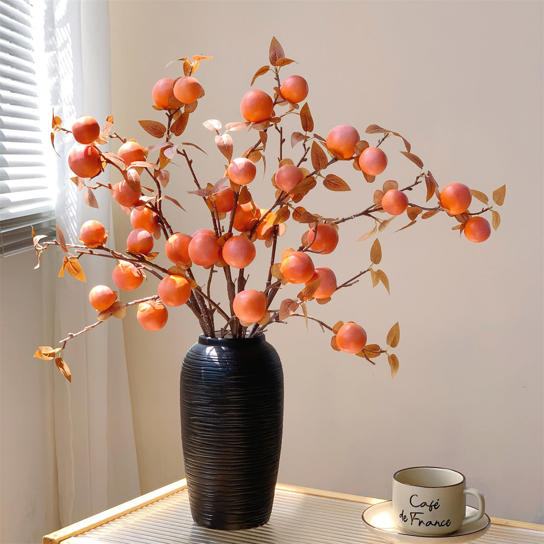 Decorative Persimmon Branch