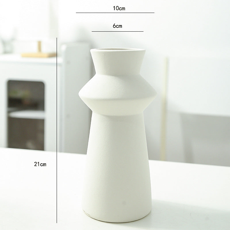 Artistic Geometric Ceramic Vase Stornfeild