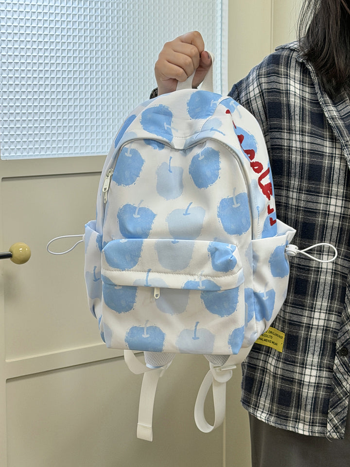 Playful Apple-Patterned Backpack Stornfield
