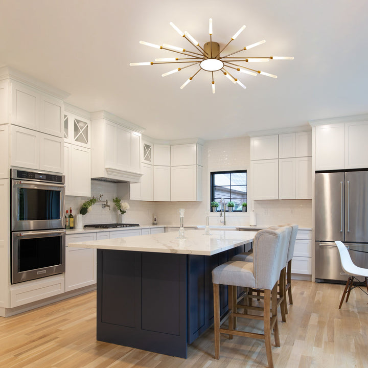Starburst Ceiling Light Fixture