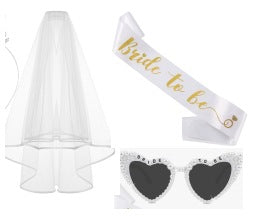 Women's Wedding Tiara and Veil Set Stornfield