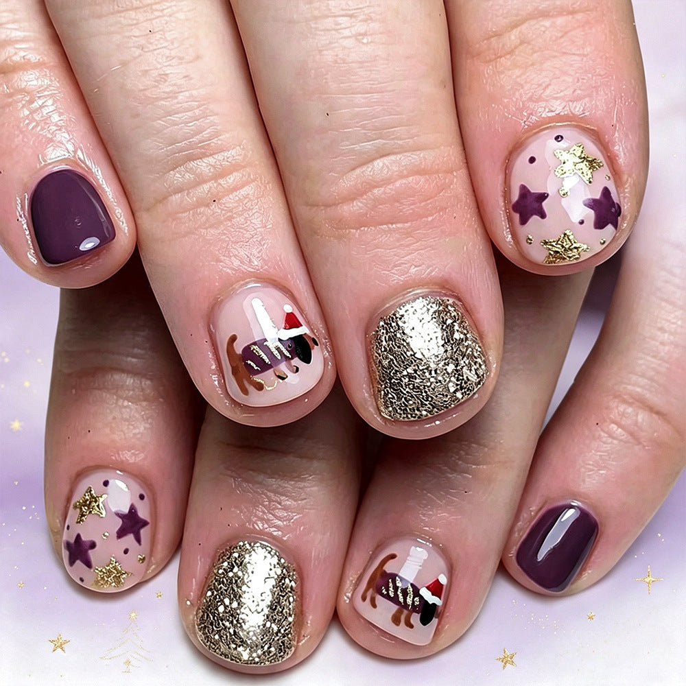 Festive Glitter Nail Art Stornfield