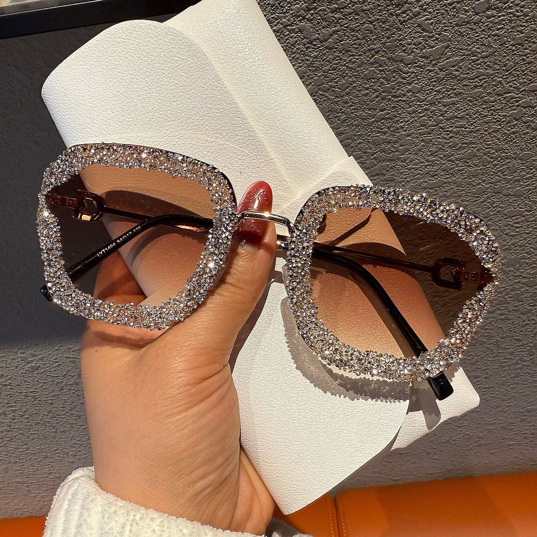 Women’s glamorous sunglasses with sparkling rhinestone embellishment Stornfield