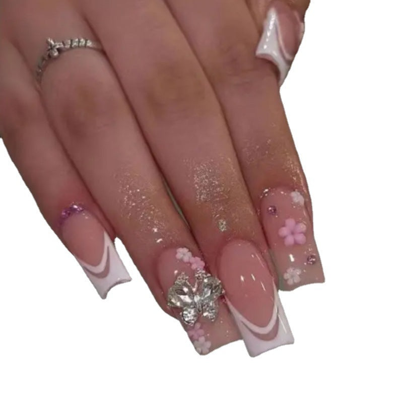 Decorative Floral Nail Extensions Stornfield