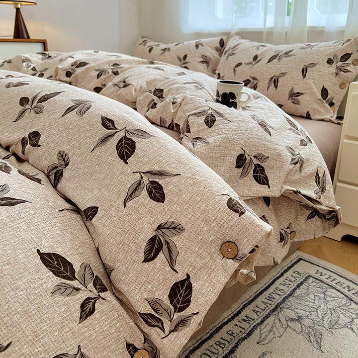Floral Patterned Duvet Cover Set