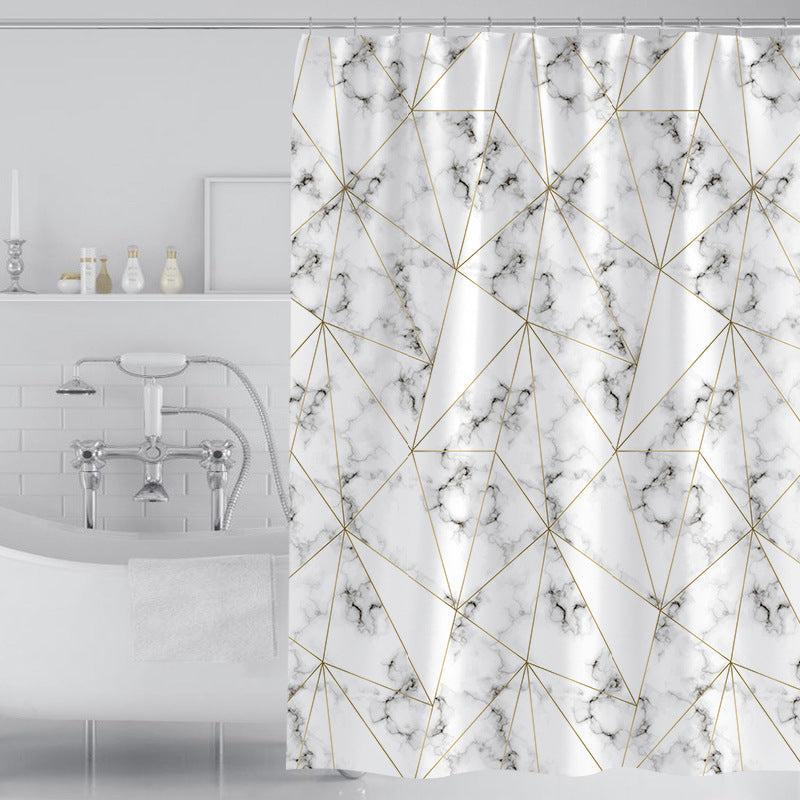 Women's Artistic Geometric Shower Curtain Stornfield