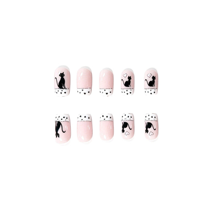Cat-Themed Nail Art Set Stornfield