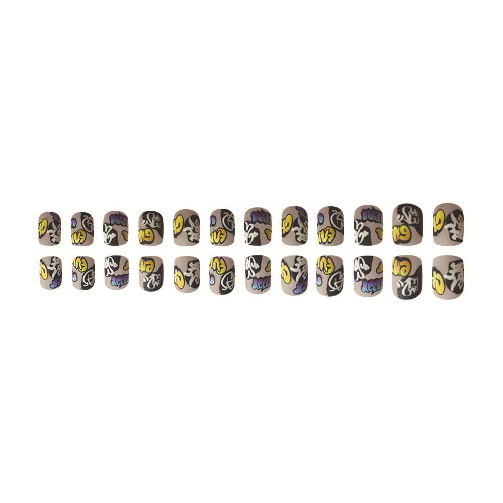 Creative Nail Art Set with Graffiti Designs Stornfield
