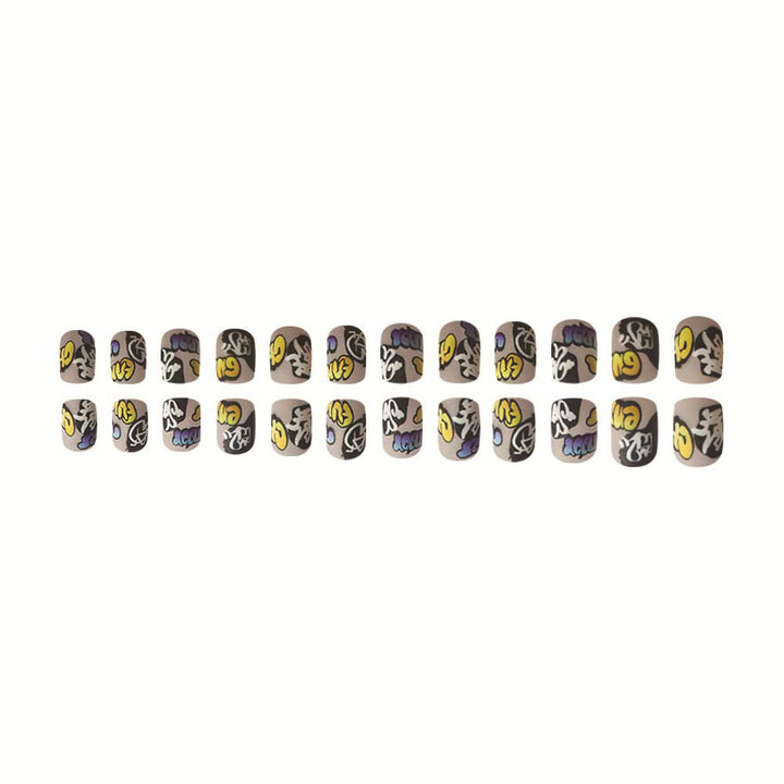 Creative Nail Art Set with Graffiti Designs Stornfield