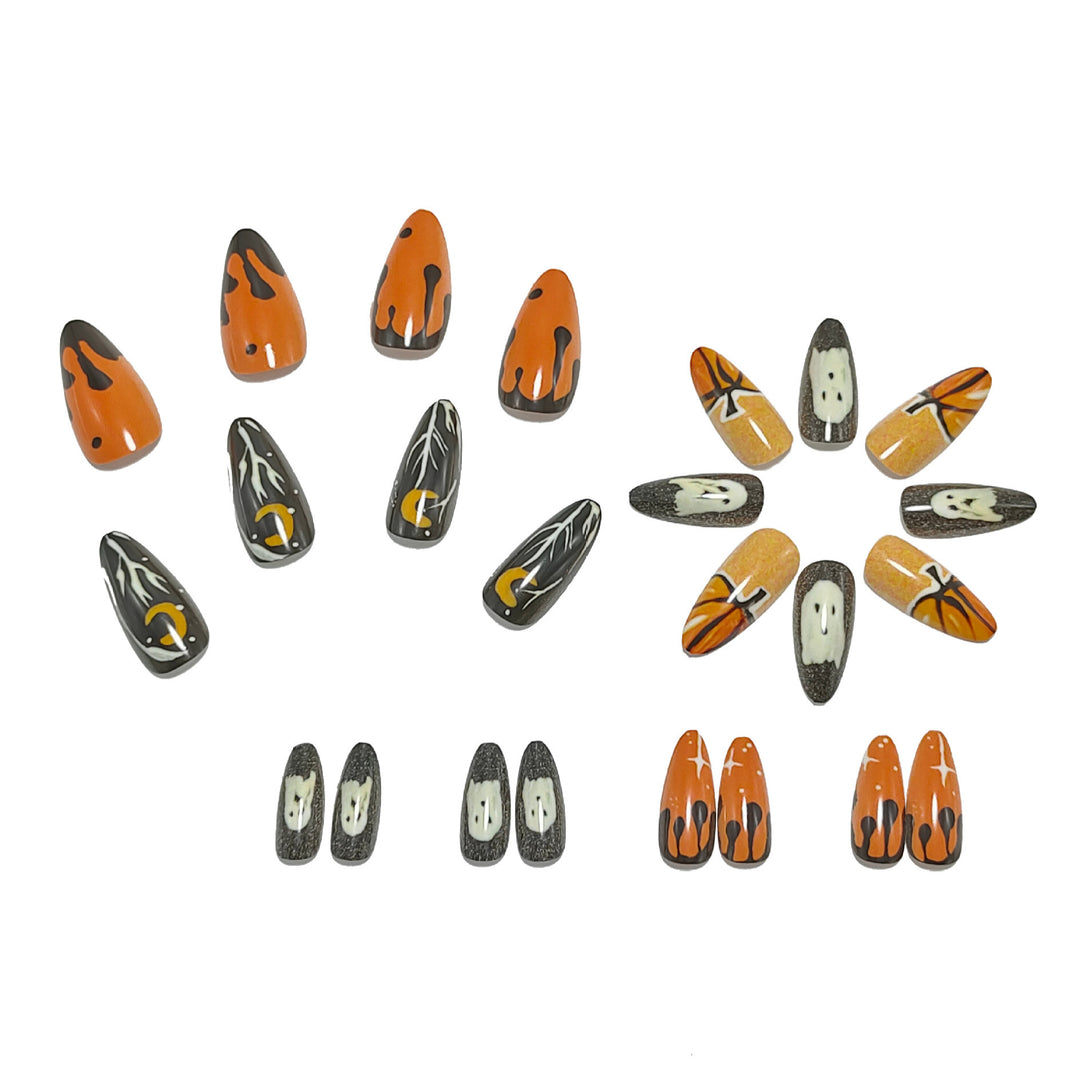 Artificial nails with creative Halloween design Stornfield