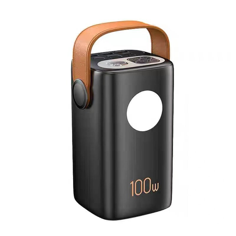 Portable power station with high power output and ergonomic carrying handle Stornfield