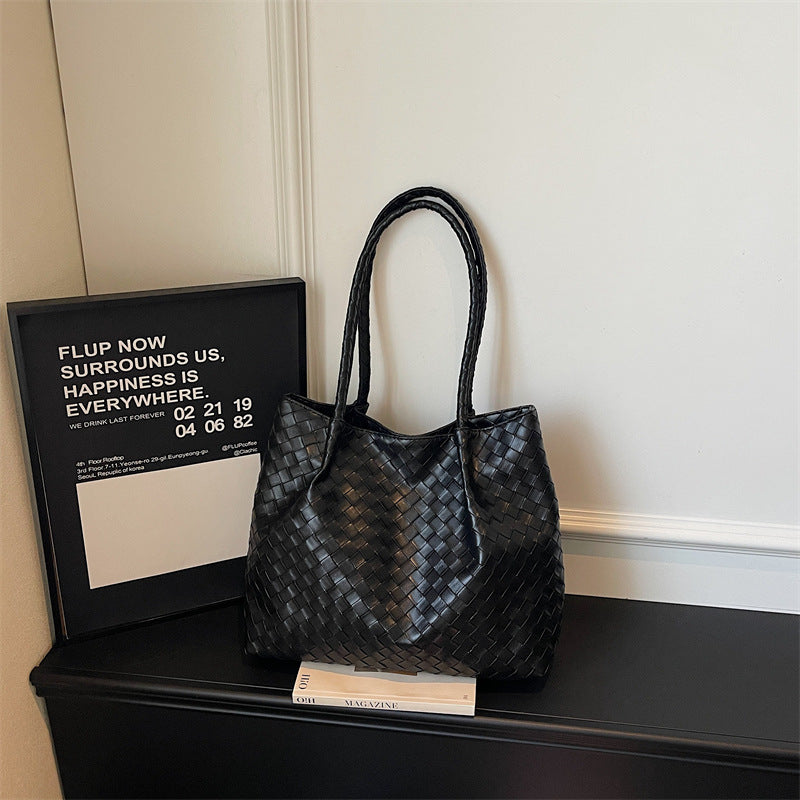 Woven Leather Tote Bag  1790300349