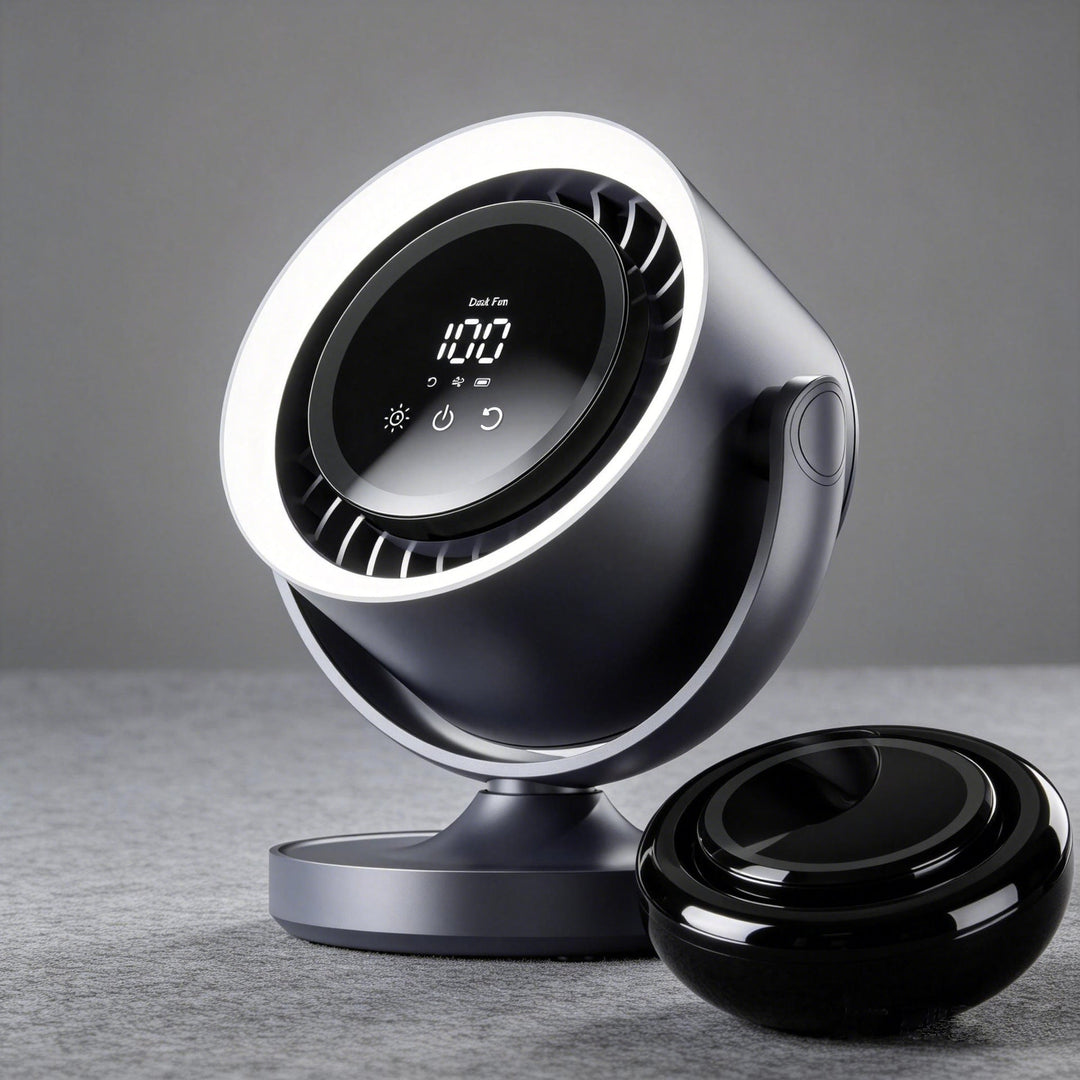 Women's table fan with digital control Stornfield