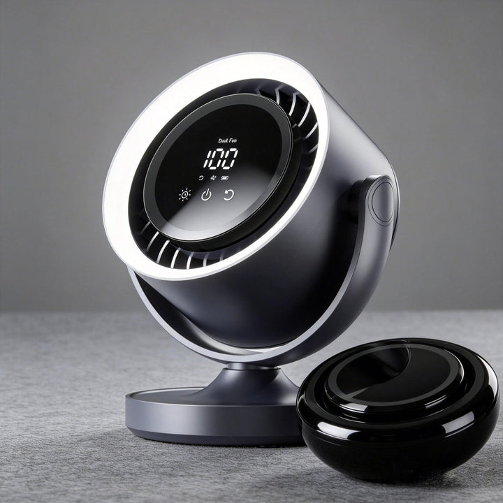 Women's table fan with digital control Stornfield