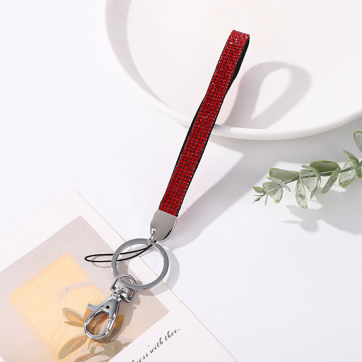 Rhinestone Accent Keychain Holder Stornfield