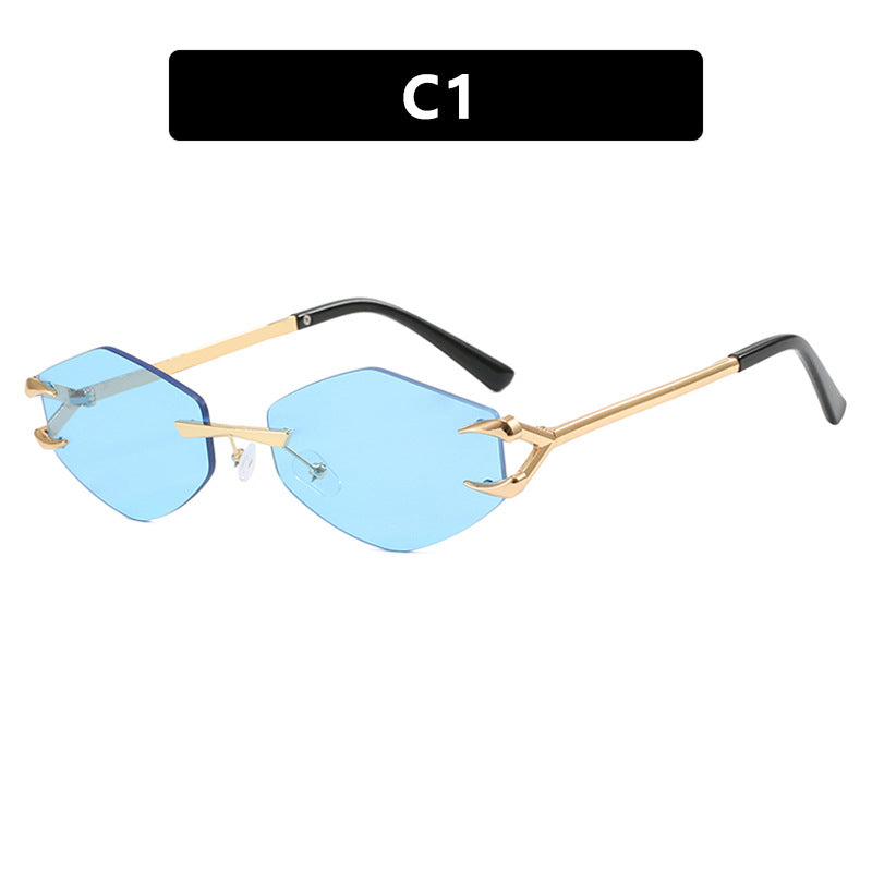 Women's extravagant hexagonal sunglasses with innovative frame and UV protection Stornfield