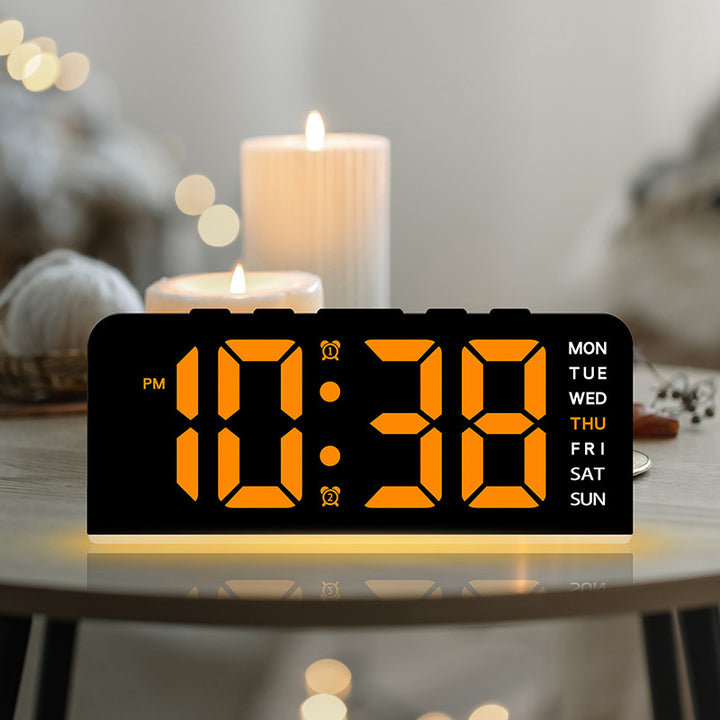 Digital LED alarm clock with color change Stornfield