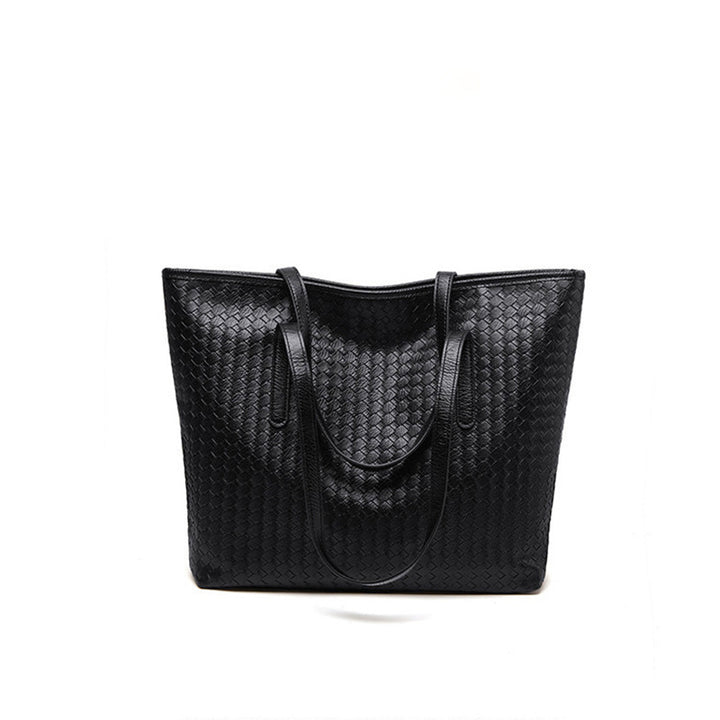 Woven Leather Tote Bag Stornfield