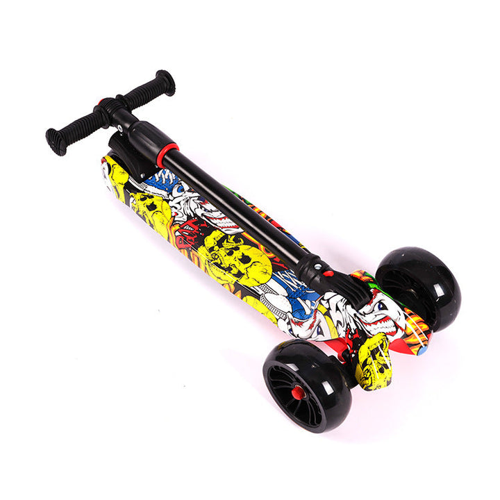Colorful Graphic Kick Scooter Stornfield