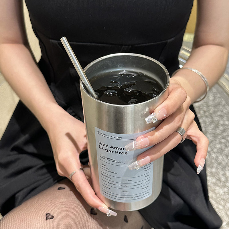 Women’s insulated mug with integrated straw and practical lid Stornfield