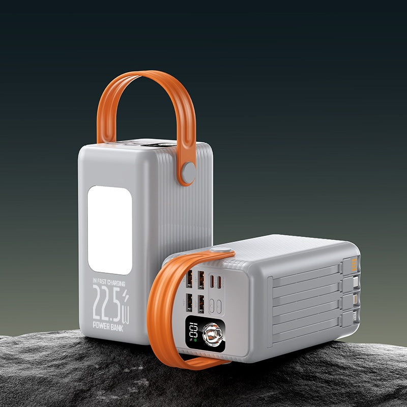 Portable power bank with fast charging function and integrated carrying handle Stornfield