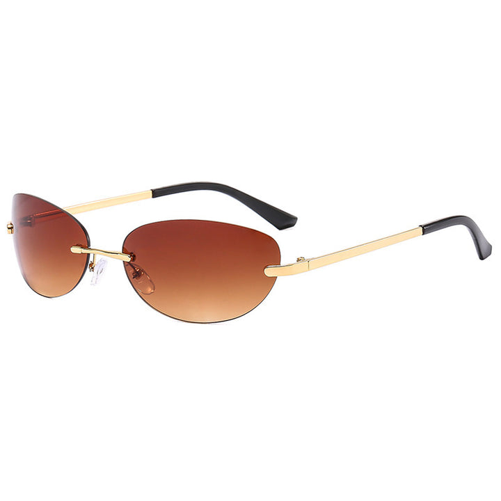 Ladies fashionable sunglasses in elegant half frame-B design Stornfield