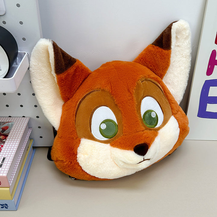 Plush backpack with cute fox design Stornfield
