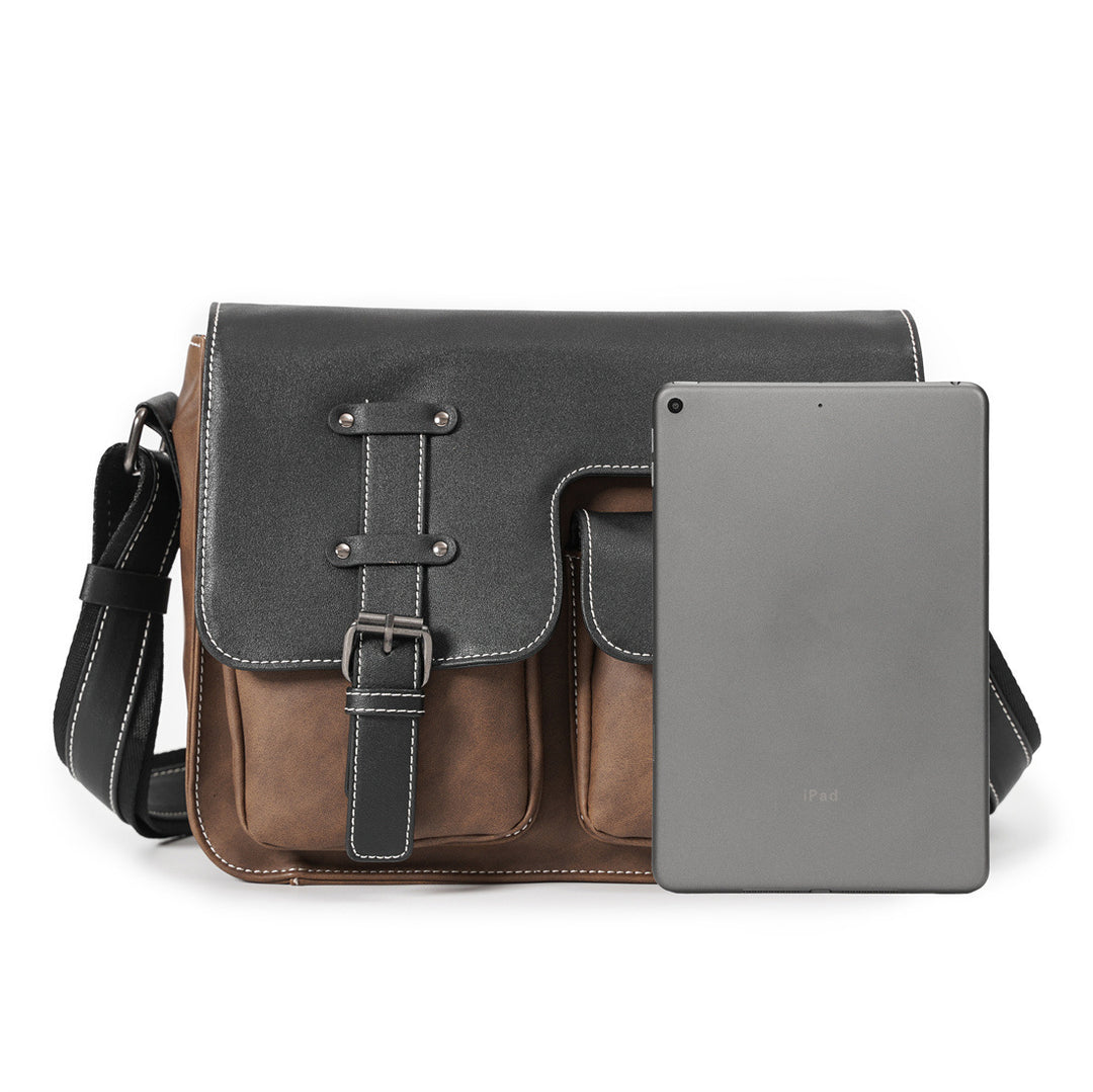 Robust shoulder bag with multiple external pockets Stornfield