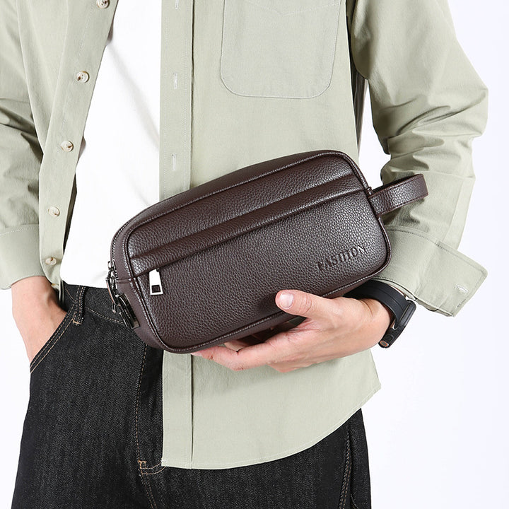 Premium Leather Toiletry Bag Stornfield