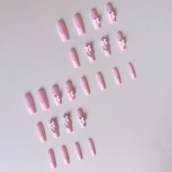 Nail art set with delicate arch decorations and rhinestone details Stornfield