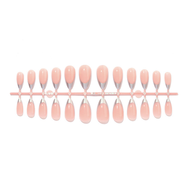 Acrylic Nail Set with Modern French Tip Design Stornfield