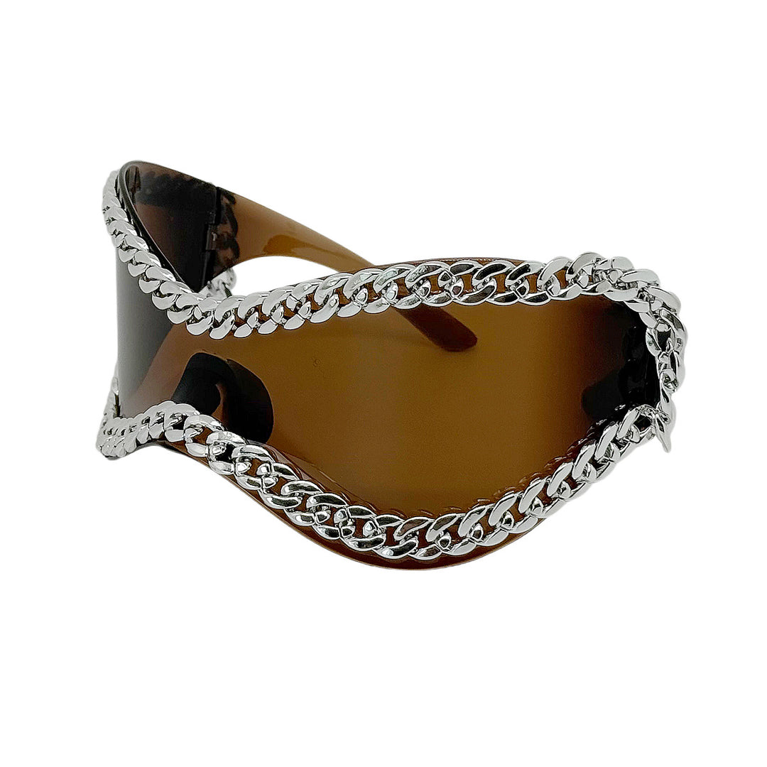 Women's fashionable sunglasses with chain frame Stornfield