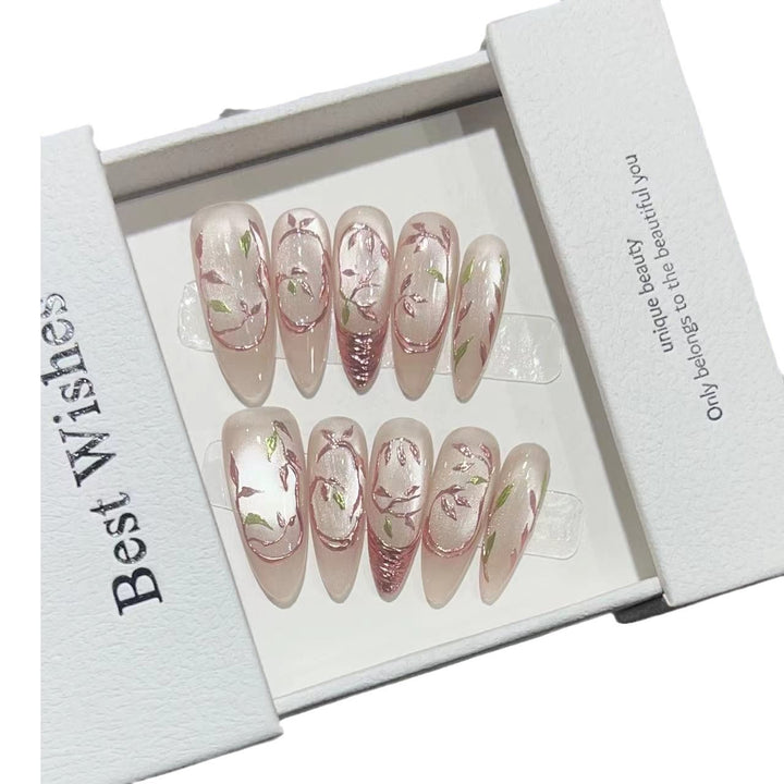 Artistic Floral Nail Tips Stornfield