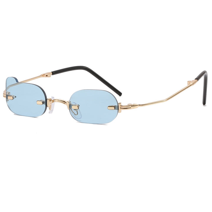 Ladies exclusive fashionable sunglasses with shiny metal frame Stornfield