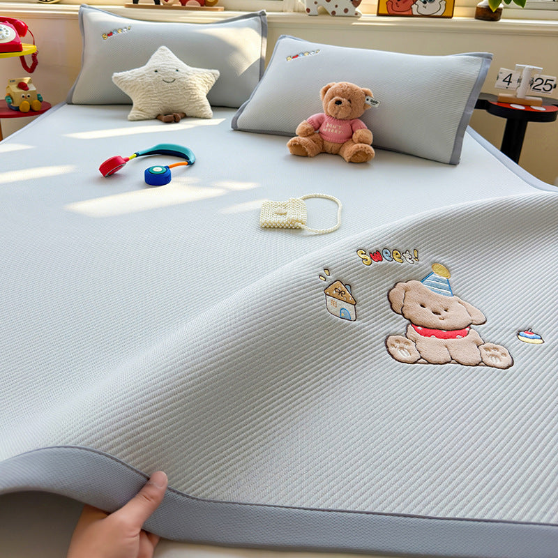 Playful Cartoon Dog Themed Duvet Cover Set